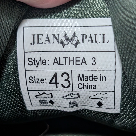 Jean Paul Men’s Sneakers EU 43 Green Casual Athletic Lace Up Comfort Shoes - Picture 8 of 8